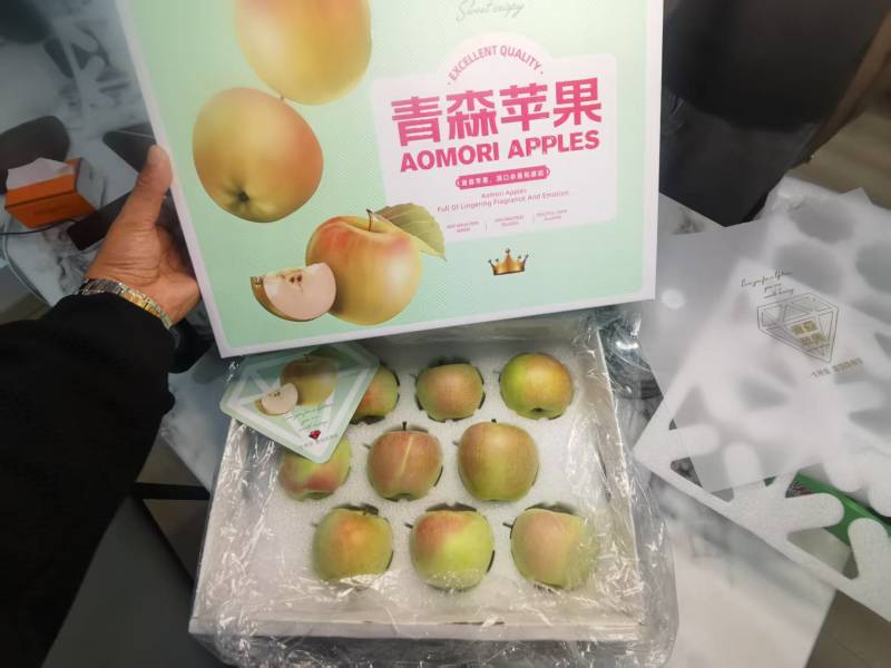 青森明月水蜜桃苹果青苹果，对接电商社区团购一件代发