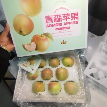 青森明月水蜜桃苹果青苹果，对接电商社区团购一件代发