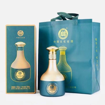 中国文化名酒，杜康传承盛世，52度浓香型，纯粮优级……