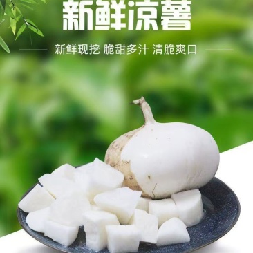 自产凉薯，甜脆可口
