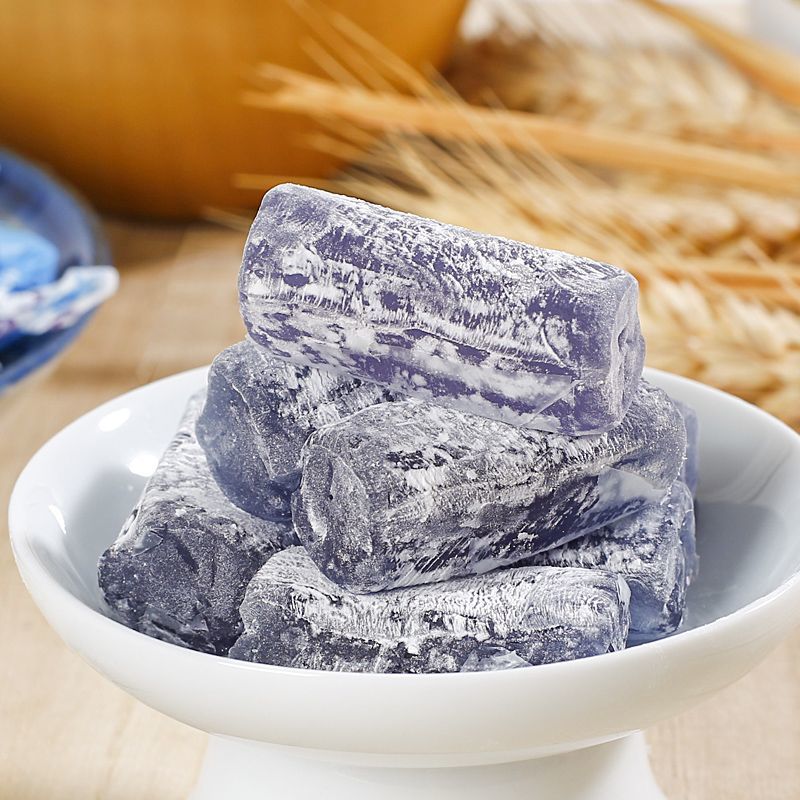 圣福记蓝莓味高粱饴软糖饴糖山东特产喜糖水果味软糖蓝莓软糖