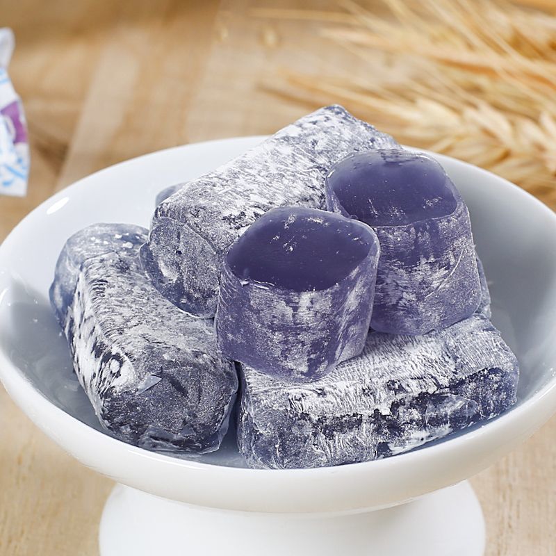 圣福记蓝莓味高粱饴软糖饴糖山东特产喜糖水果味软糖蓝莓软糖
