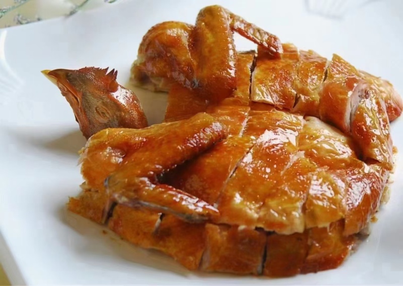 港式酒店特色脆皮鸡爆汁广式风味皮脆肉嫩厂家直销经典美味