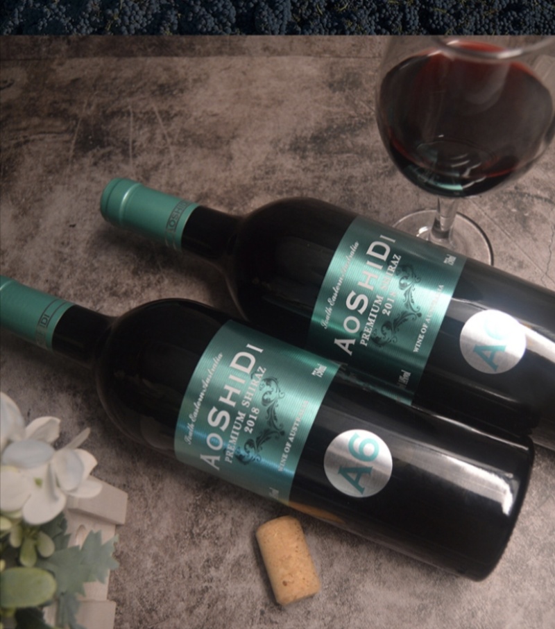 澳洲原酒奥诗蒂A6干红葡萄酒