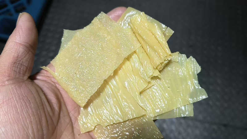 广西贵港正宗手艺腐竹，传统工艺，豆香浓郁