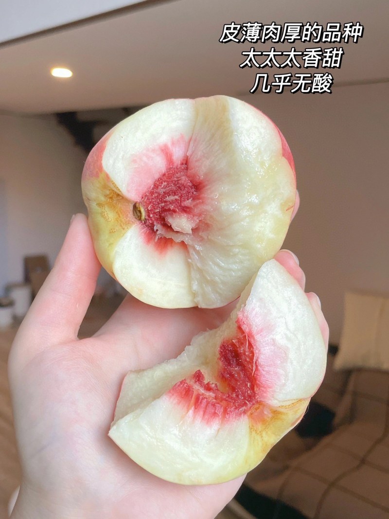 高山·金秋红蜜当季现摘桃子核小肉厚脆甜多汁