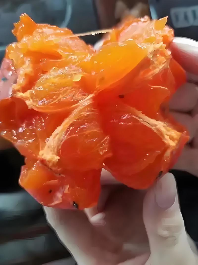 陕西火葫芦柿子火晶柿子大量上市产地直销欢迎来电咨询订购