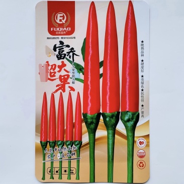 两广海南热销富乔大果朝天椒种子高产抗病大果型辣椒种基地