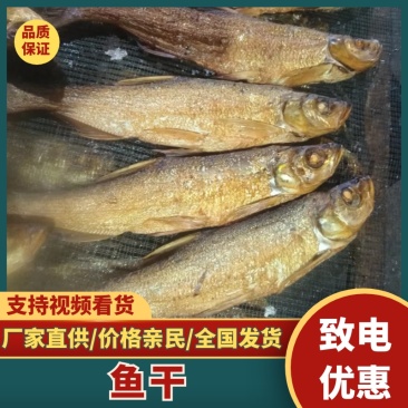 精选翘嘴鱼，手工制作鱼干，咸香可口