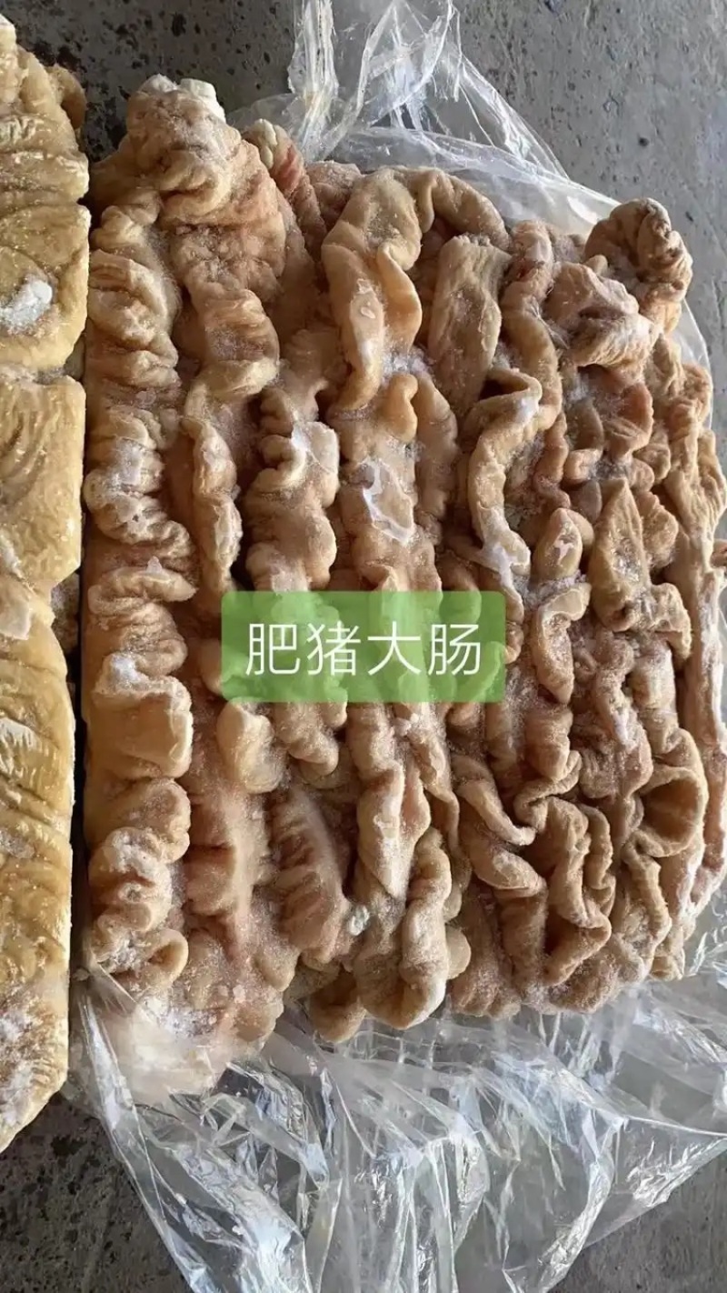 猪大肠，干货无水，常年有货大量供应