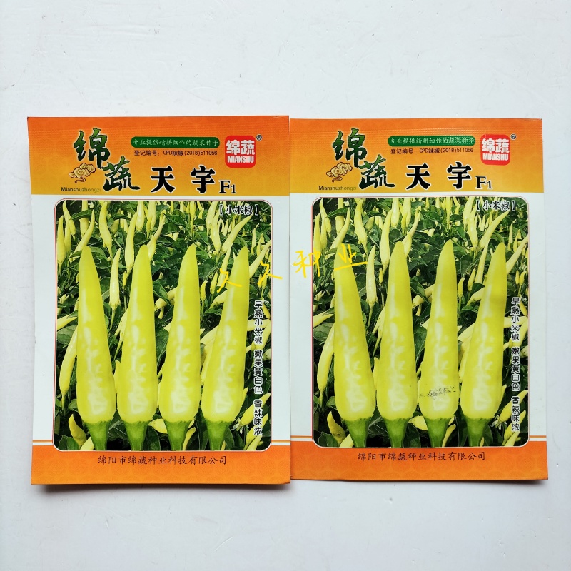 绵蔬天宇香辣小米椒种子早熟单生朝天椒种籽辣椒种尖椒种子蔬