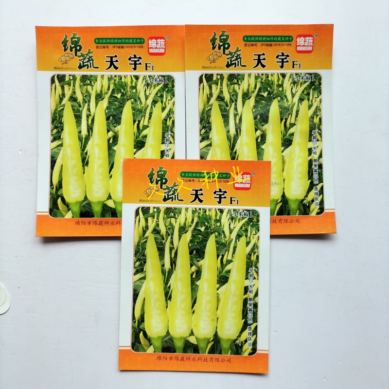 绵蔬天宇香辣小米椒种子早熟单生朝天椒种籽辣椒种尖椒种子蔬