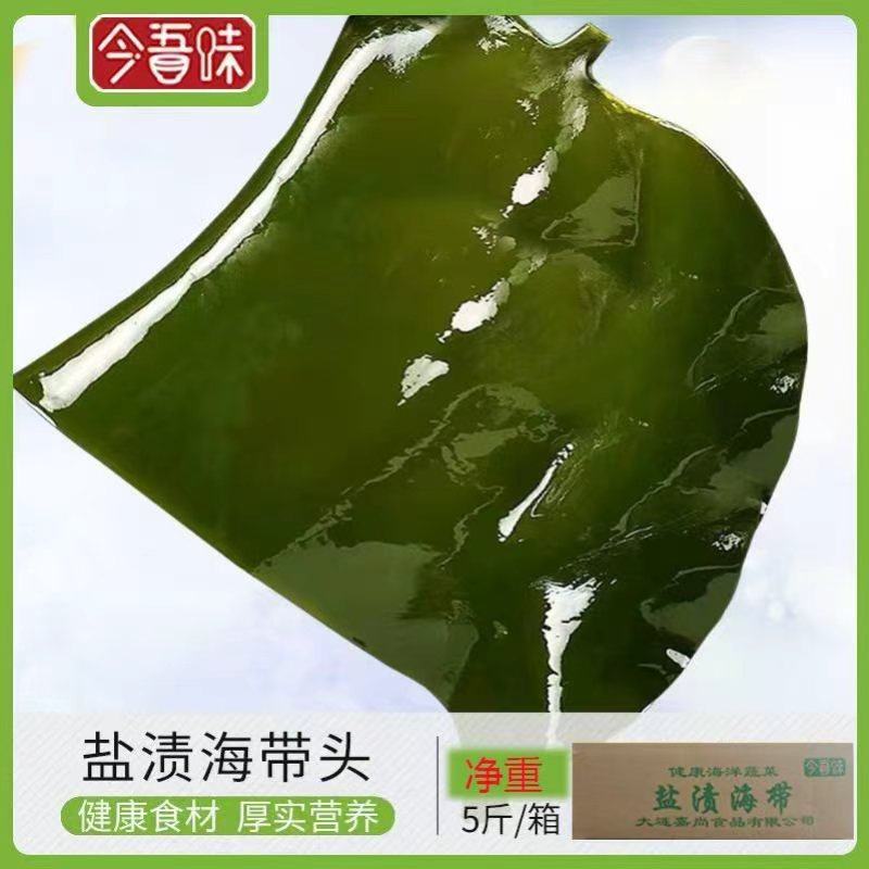 盐渍海带头(五斤/箱)，薄厚均匀大头约50cm，叶大肉厚