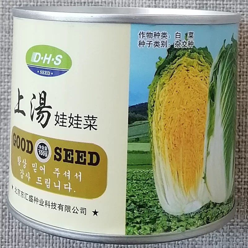 上汤娃娃菜种子杂交迷你黄心小白菜娃娃菜种籽内叶金黄