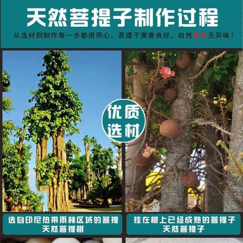 菩提珠***绿琥珀菩提手串男女手持原珠原色菩