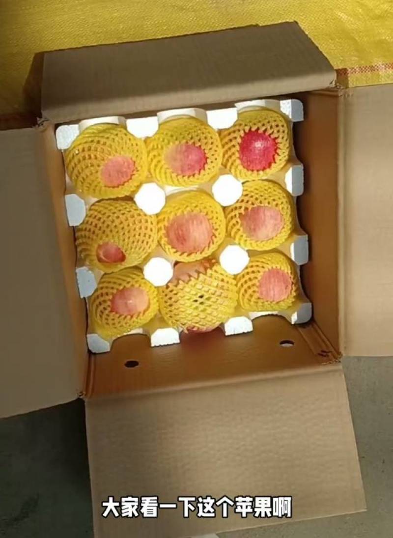 秦脆苹果10斤装高德腾讯地图搜小马水果快递