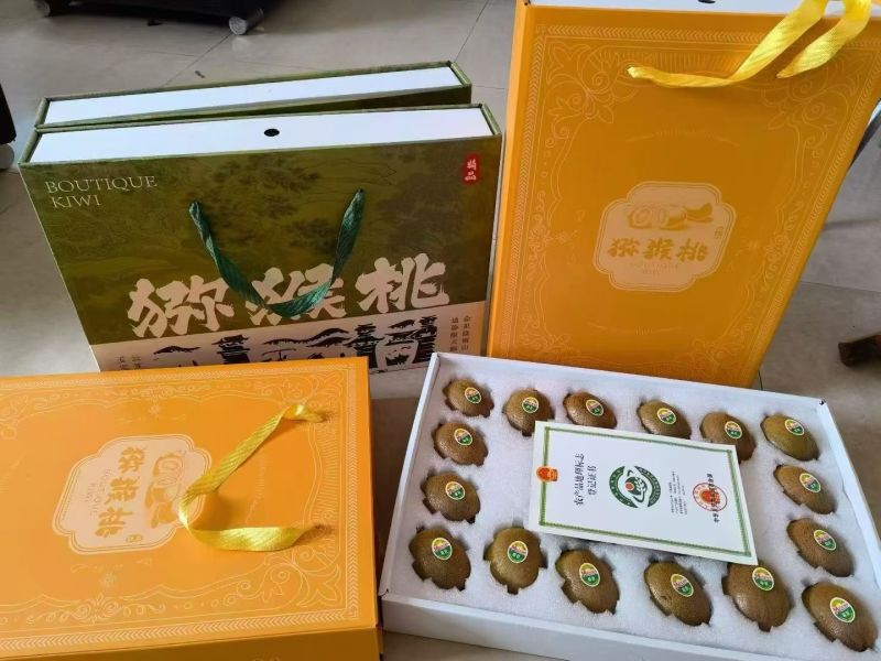 眉县特产徐香猕猴桃，10斤礼盒，10斤普通箱子，5斤礼盒