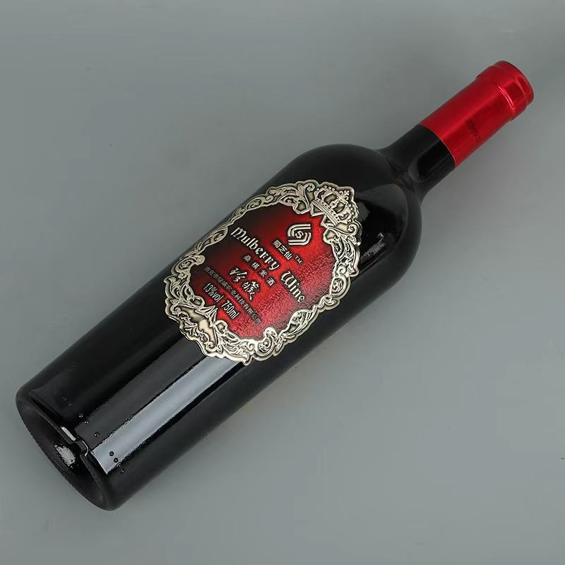 桑葚酒果酒一件6瓶口感醇厚厂家直供质量保证