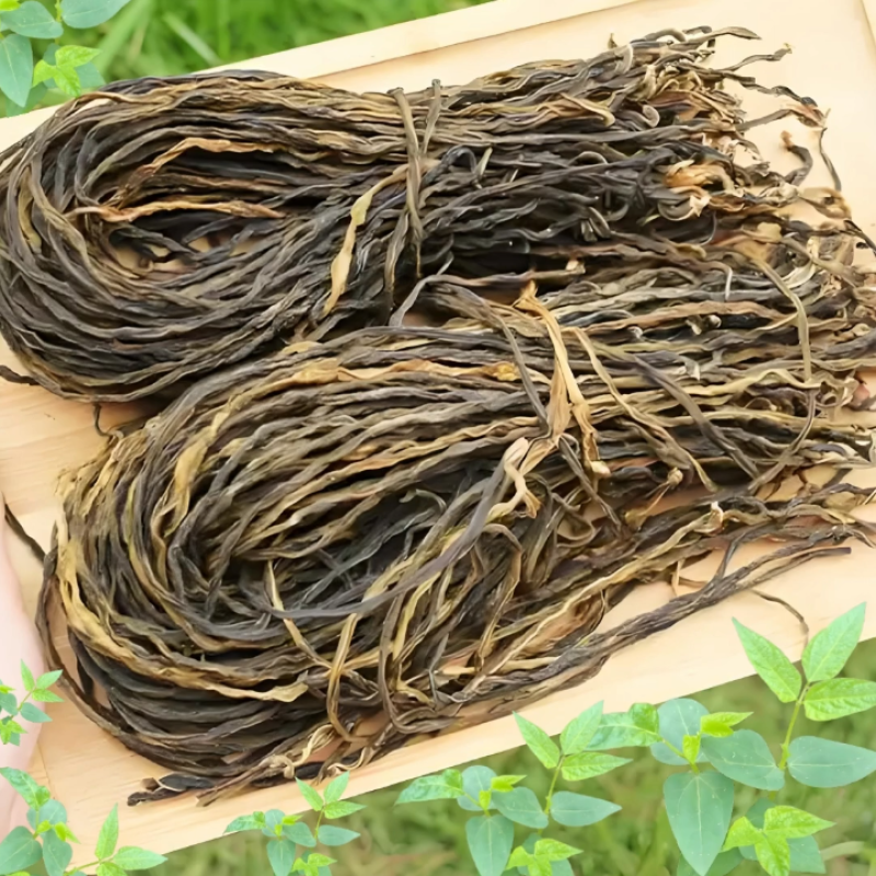 新货干豆角农家日晒豇豆干无老条陕南特产