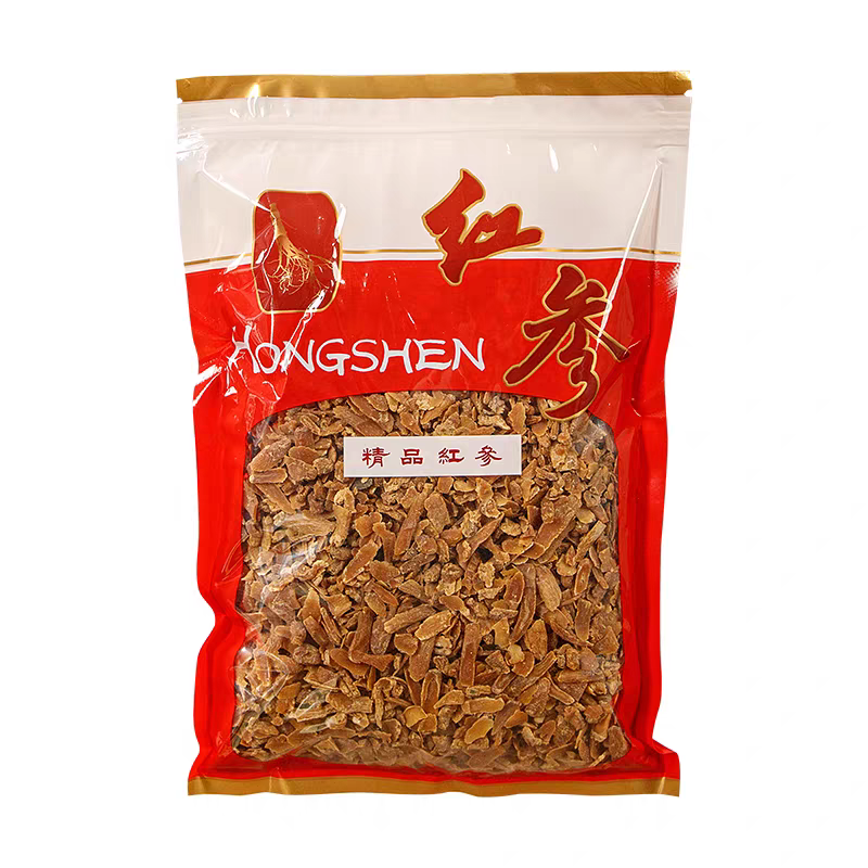 无糖红参碎小片500g克东北特产长白山新货人参切片包邮
