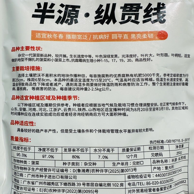 半源纵贯线菠菜种子秋冬春耐寒越冬菠菜种子抗病好黑亮柔韧
