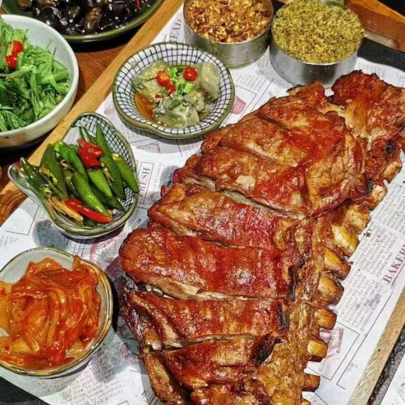 生羊排
