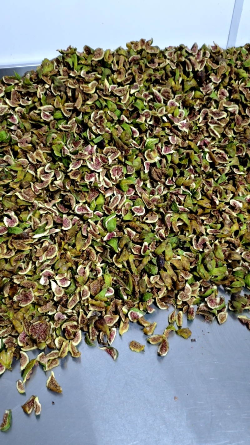 威海青皮无花果熟果手工切片烘干果干开始上市
