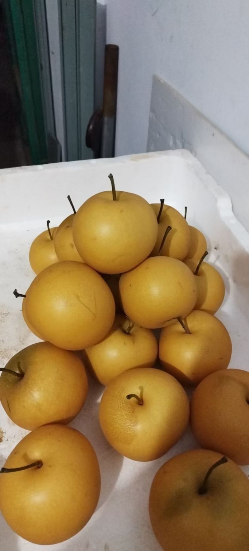 正宗秋月梨，无木栓，原装袋，新鲜现摘，脆甜多汁，质量保证