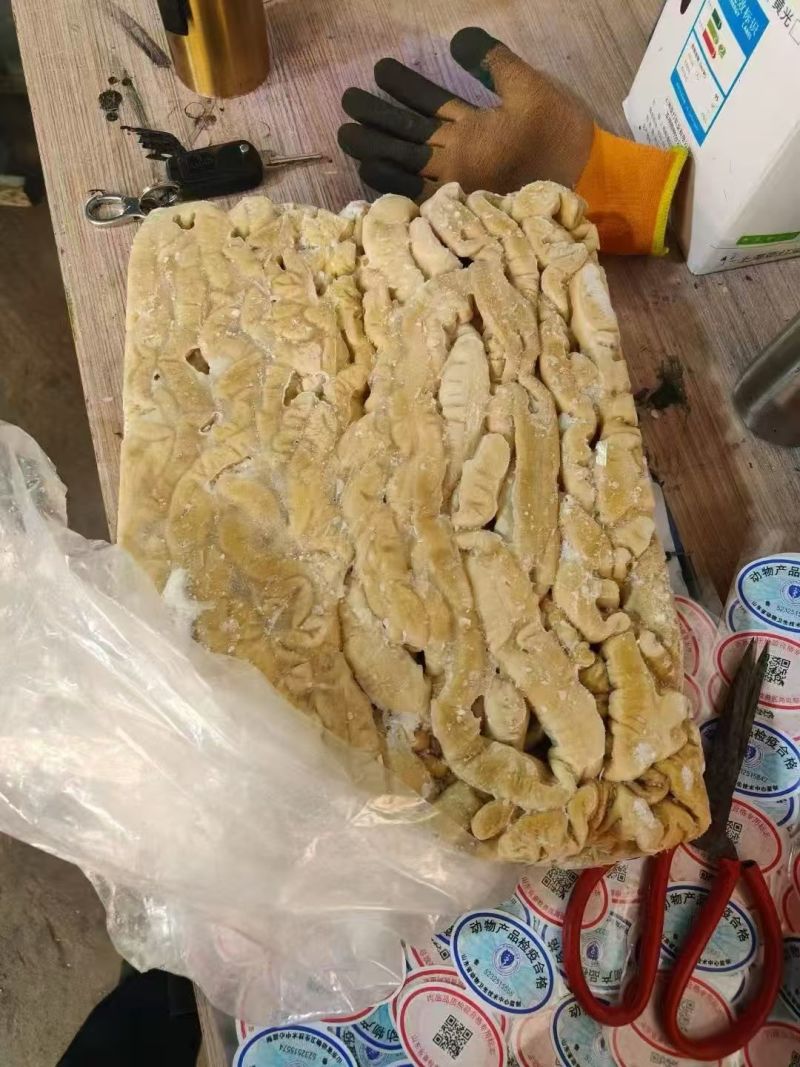 预煮熟大肠，猪肥肠，一件20斤