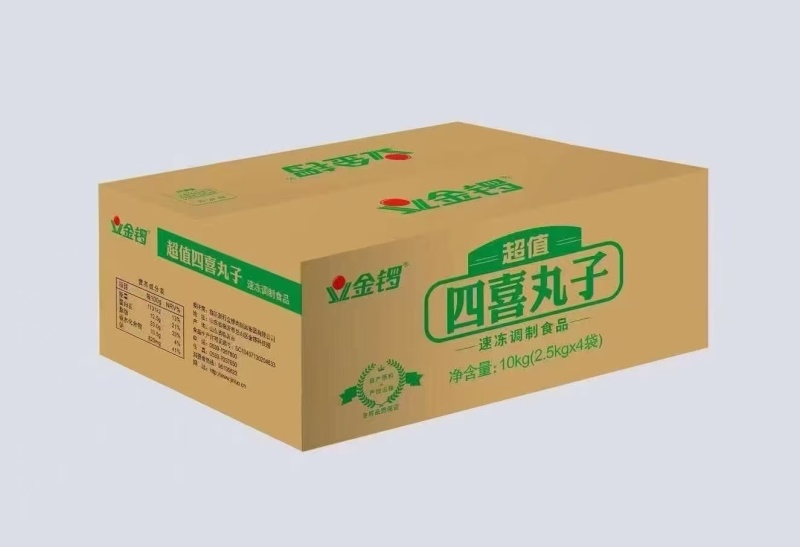 金锣四喜丸子每箱4包每个50克10公斤箱