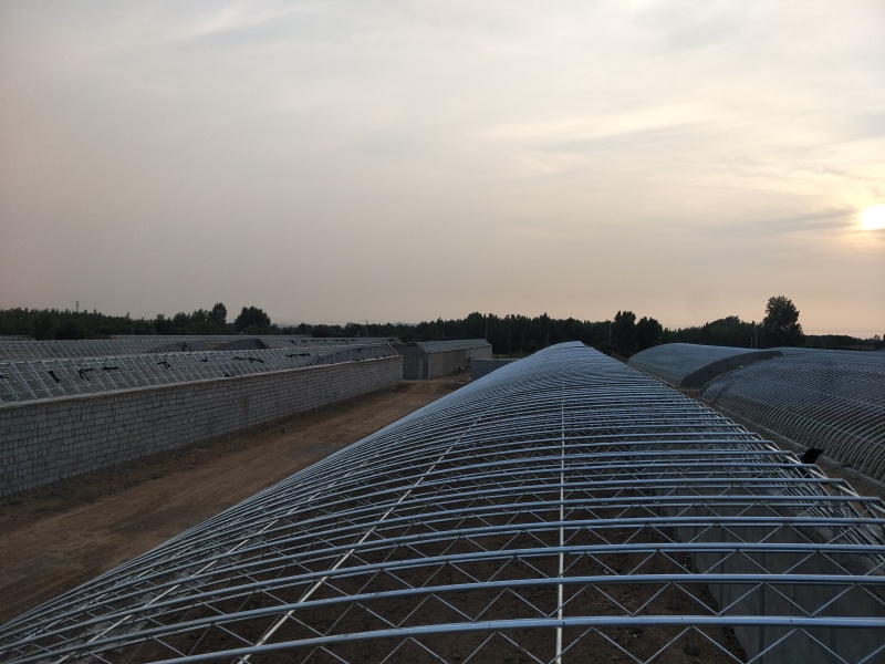 温室大棚骨架施工，物资，材料