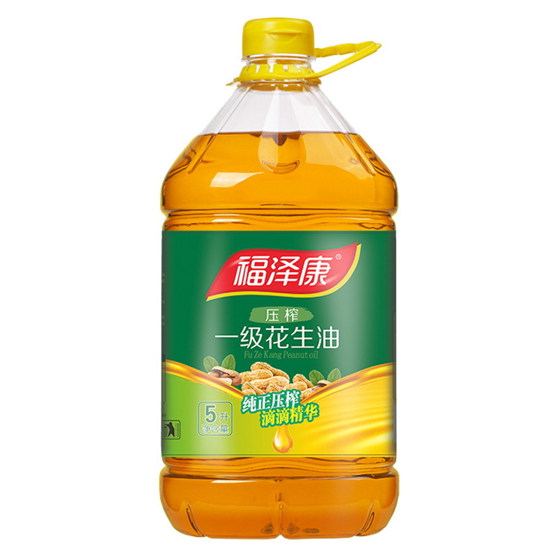 福泽康一级花生油5L