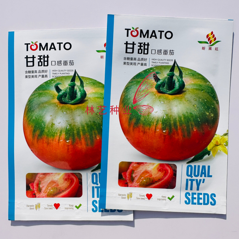 甘甜口感番茄种子早熟无限生长型大果草莓番茄甜度高硬度好
