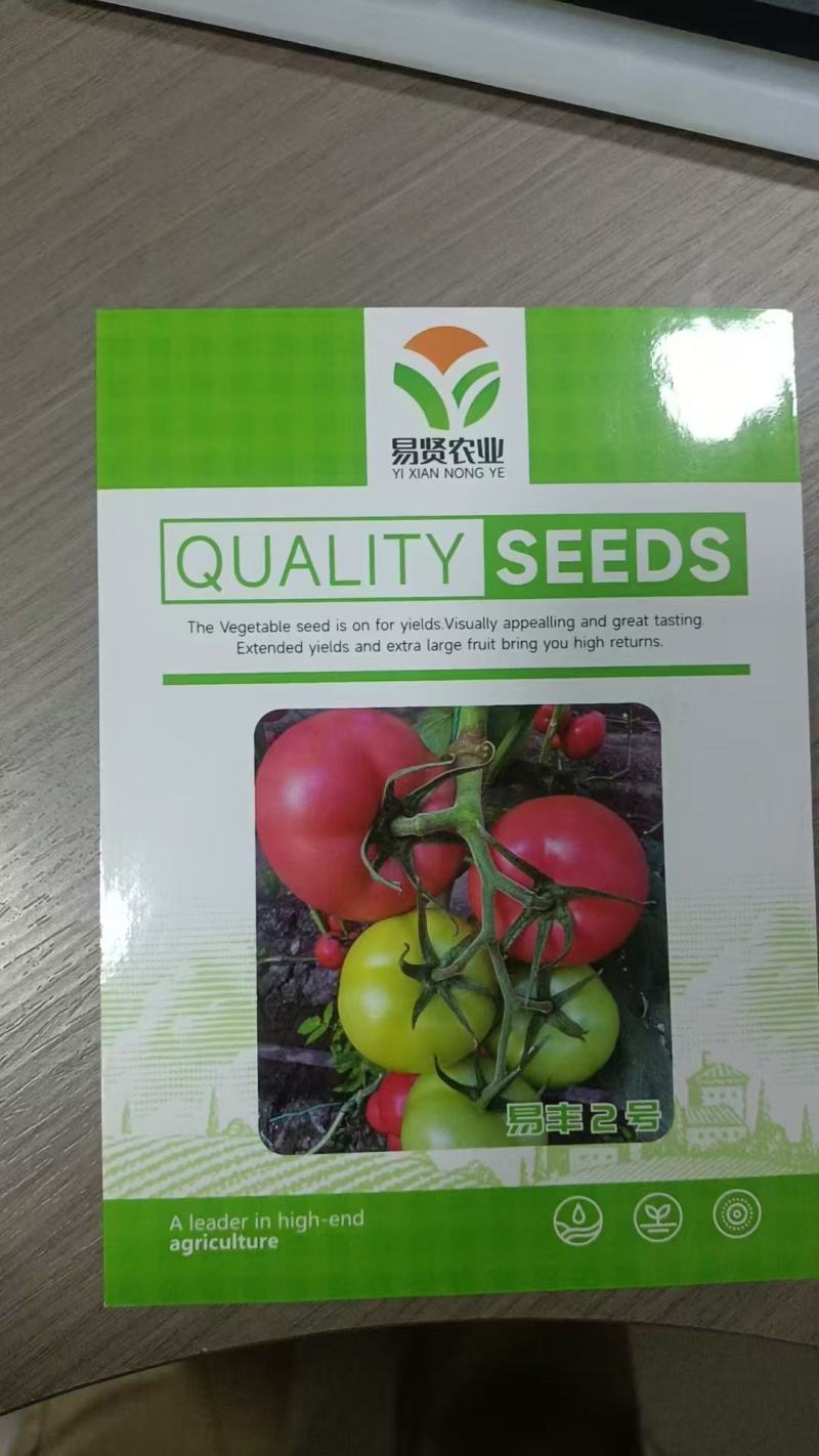 蕃茄种子易丰2号，无限生长，长势强，中旱熟品种，果色粉