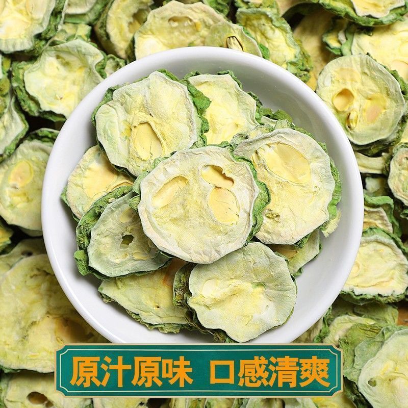 苦瓜片干特级苦瓜茶野生纯原味山苦瓜干农切片苦瓜