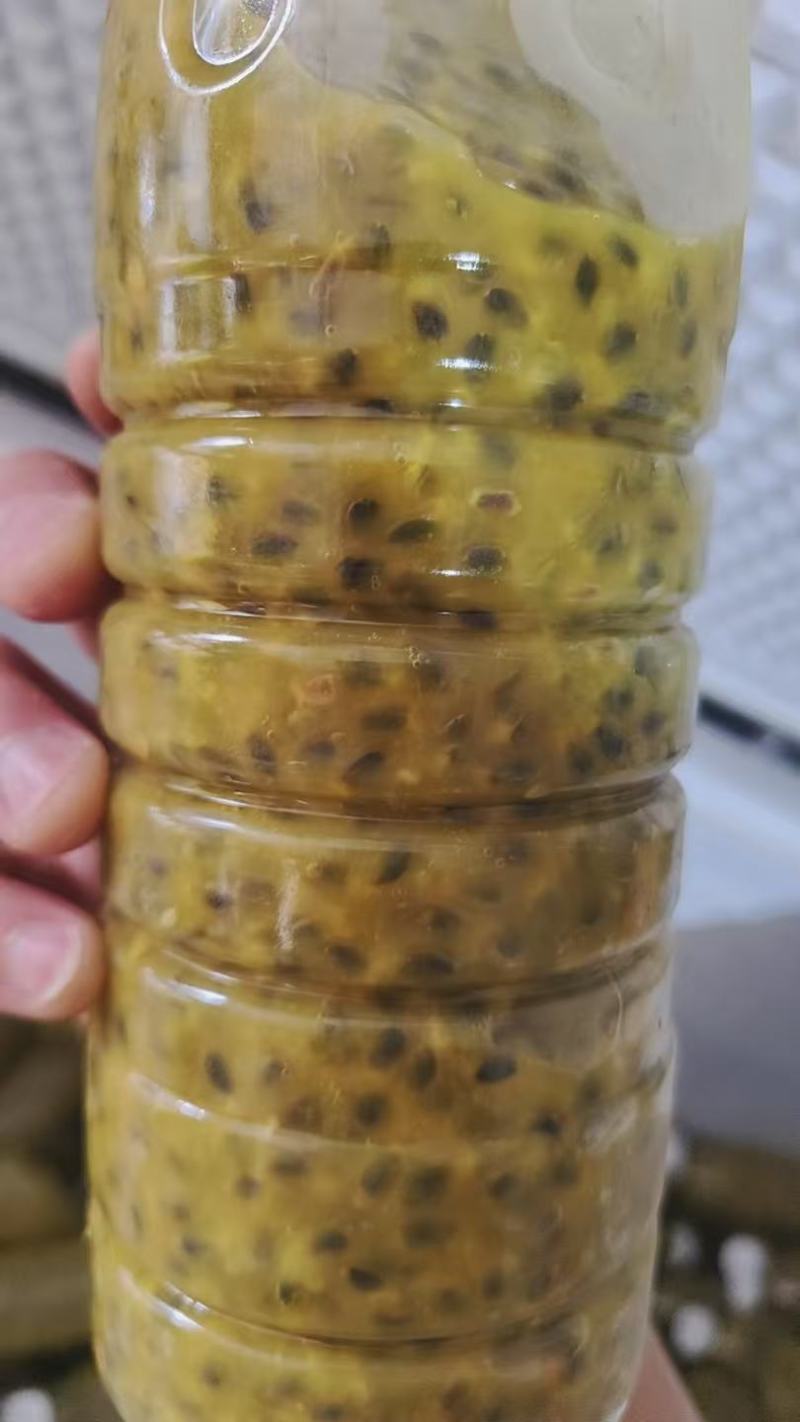 百香果浆，百香果汁，钦蜜9号，手工挖浆，***剂