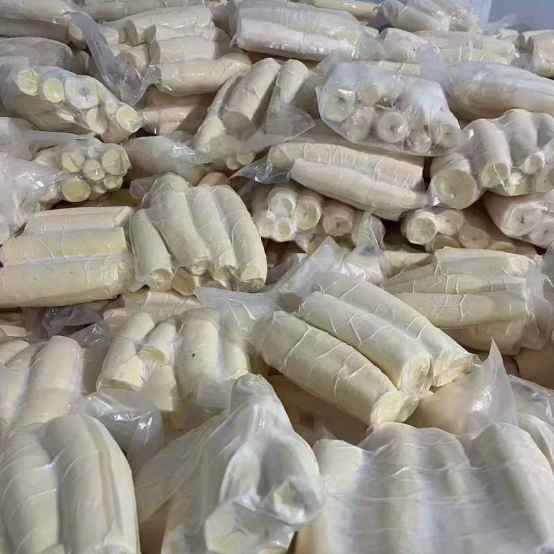 华南9号黄肉木薯去皮冰冻加工黄心木薯去皮冰冻