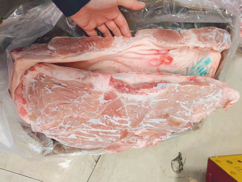 后五花，后上肉冷冻批发带皮后上肉五花肉后座腿肉五花肉2