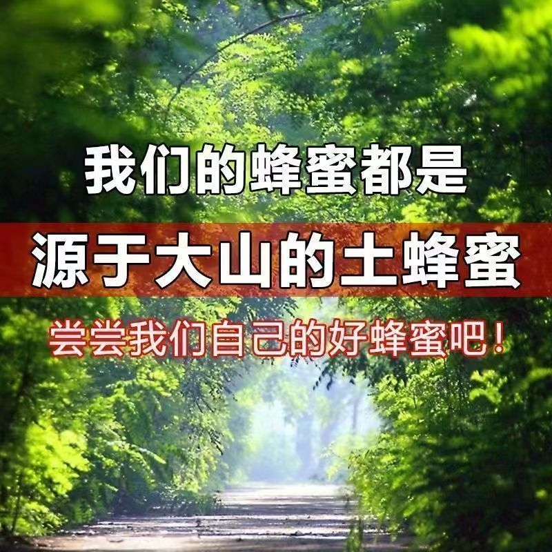 【木桶原装】正宗野生蜂蜜农家土蜂蜜天然100***百花蜜