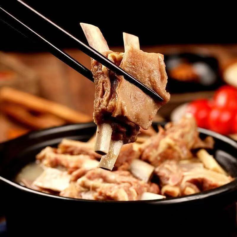手抓羊肉散养羔羊新鲜羊肉手把羊排肋排熟食开袋即