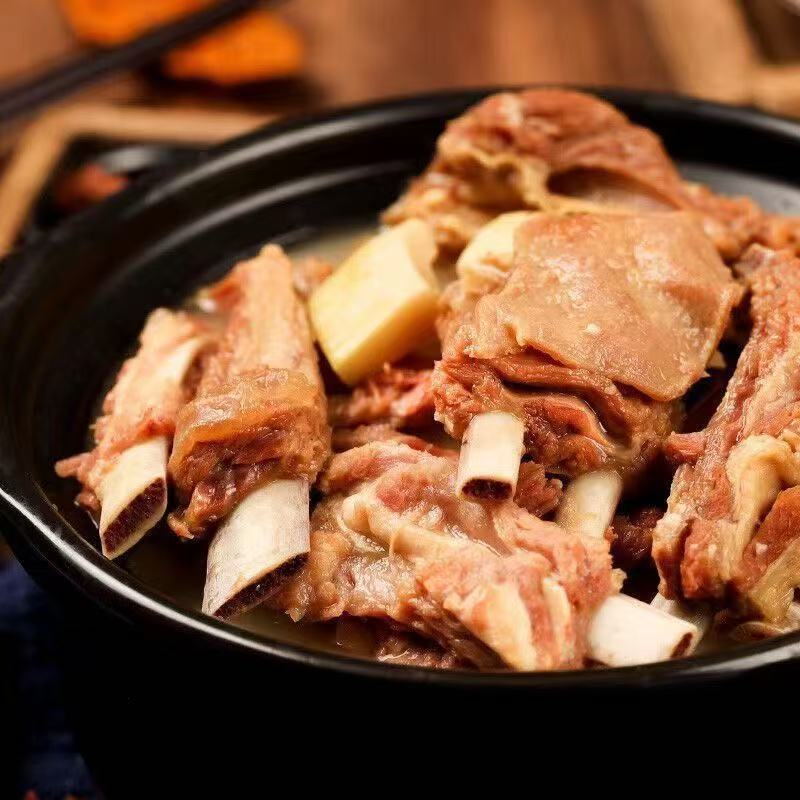手抓羊肉散养羔羊新鲜羊肉手把羊排肋排熟食开袋即