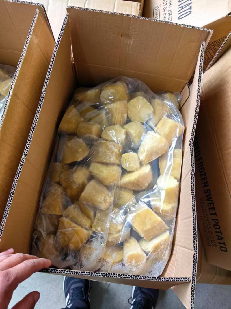 济薯21速冻蒸地瓜块熟红薯块山东厂家直销量大从优