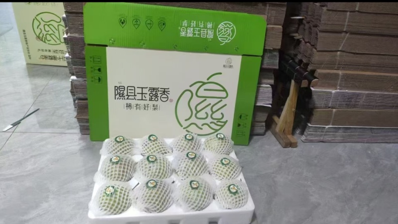 山西隰县玉露香梨，红富士苹果