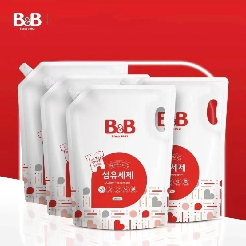 B&B保宁洗衣液.韩国婴儿洗衣宝宝专用衣物清洗液除菌正品