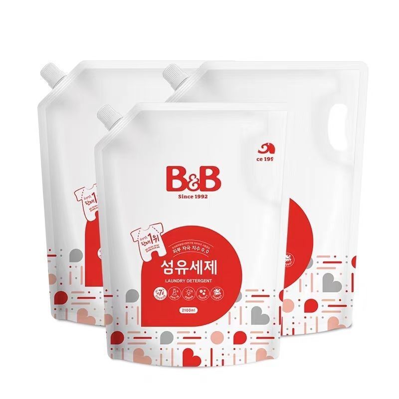 B&B保宁洗衣液.韩国婴儿洗衣宝宝专用衣物清洗液除菌正品