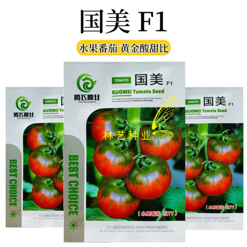 国美草莓番茄种子口感草莓柿子酸甜可口糖度高风味浓口感佳