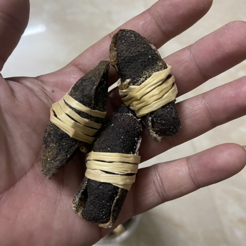 新会三宝扎陈皮咸橄榄特产三宝茶年货茶三宝揽