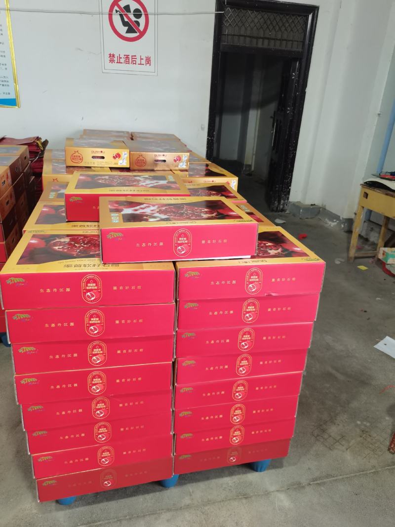 【实力供货】河南突尼斯软籽石榴清甜可口整车走货量大从优