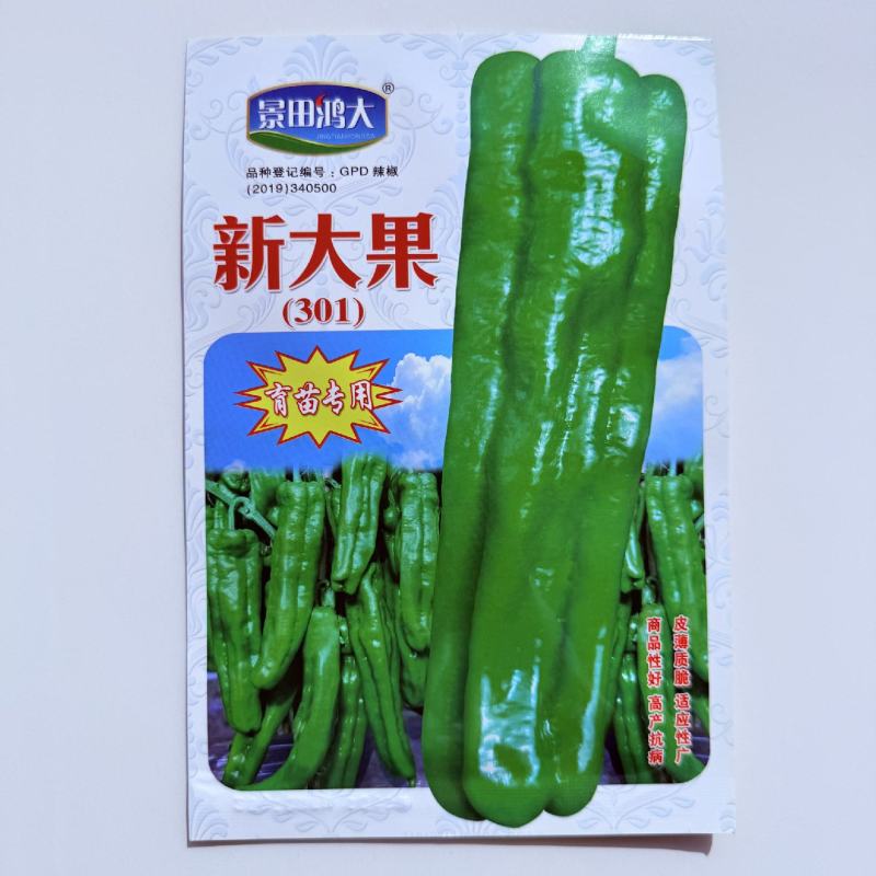 景田鸿大新大果辣椒种子杂交早熟高产抗病连续坐果能力强薄皮