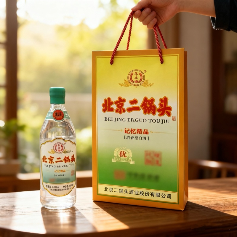 永丰北京二锅头，国标优级白酒，纯粮固态，42度52度